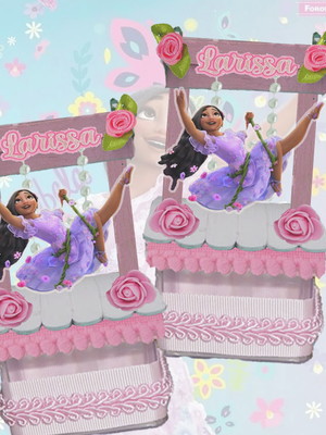 Caixinha mimo decorada apliques movimento