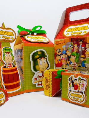 Kit festa infantil personalizado aniversário chaves