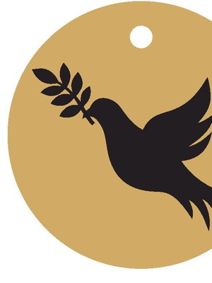 Pingente em mdf - espírito santo