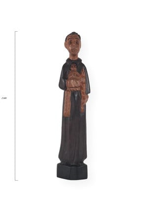 Escultura madeira cedro: santo antônio e menino jesus (b4a5)