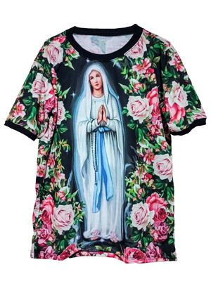 Camiseta nossa senhora de lourdes religiosa
