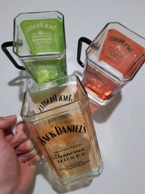 Kit canecas de garrafa jack sabores (vinilico) 011