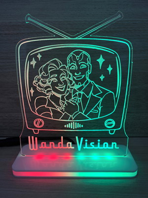 Luminária led wandavision