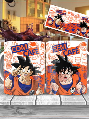 Caneca goku café
