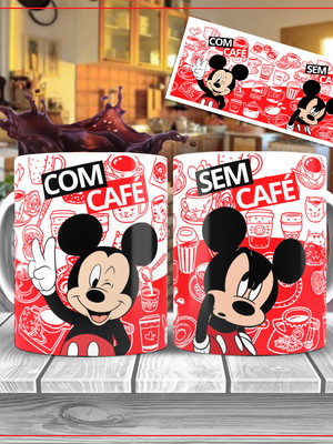 Caneca mickey café