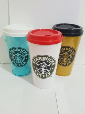Copo twister 500ml com tampa bucks personalizado