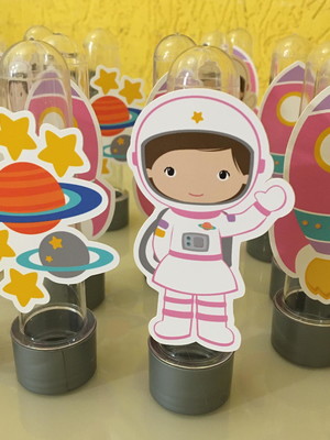 Tubete festa astronauta menina