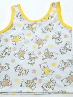 Kit com 6 regata malha estampada ou lisa