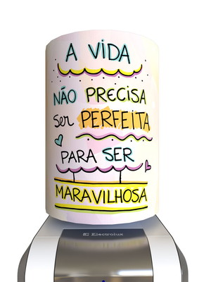 Capa para galão de água a vida não precisa 20l
