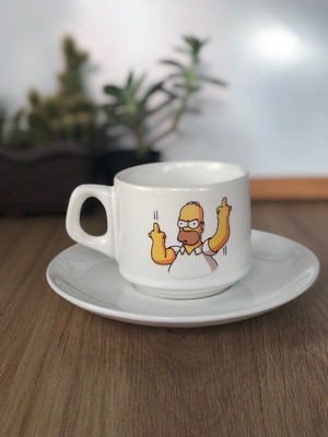 Xicara c/pires personalizado da forma que desejar