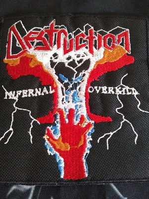 Patche bordado banda destruction