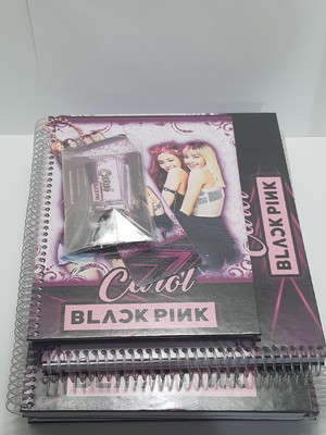 Kit escolar black pink