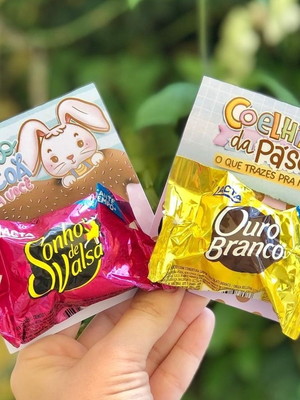 Cartão com bombom