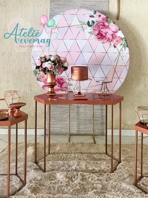 Locação/aluguel decoração rose gold rj