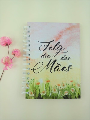 Lembrancinha dia das mães brinde corporativo caderno