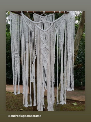 Painel macrame encomenda