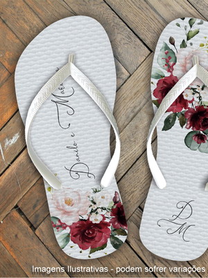 Brinde sandália chinelo - casamento