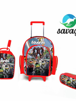 Kit mochila personalizada ninja go