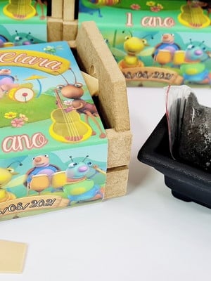 Al138 - kit cultivo cinta personalizada e semente gravada
