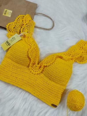 Cropped em crochê