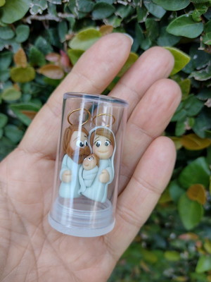 Mini sagrada família - kit com 12 unidades