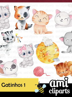 Kit digital gatinhos #01