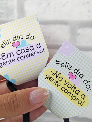 Tag com xuxinha personalizada