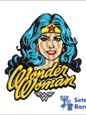 Matriz mulher maravilha rosto