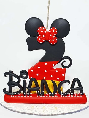 Vela personalizada minnie