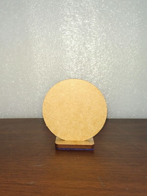 Círculo com base em mdf cru 5 cm