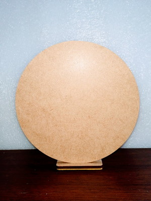 Círculo com base em mdf cru 13 cm