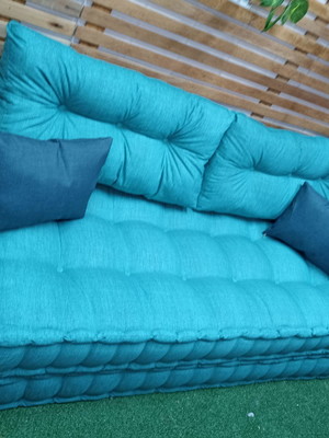Futon turco duplo com 2 encosto pronta entrega