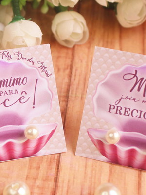 Brinco mimo lembrancinha personalizada dia das mães