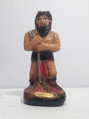 Imagem exu lúcifer escultura de bolso lúcifer sem capa 10cm
