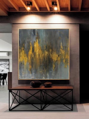 Quadro decorativo abstrato contemporâneo moderno premium