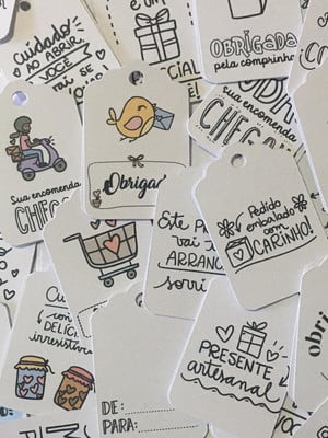 Tag personalizada logo