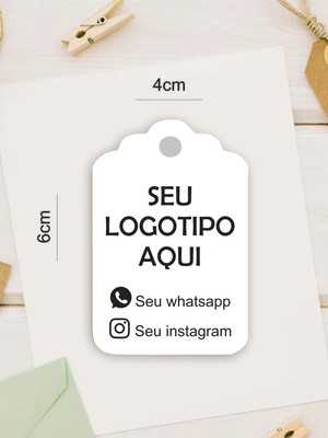 Tag personalizada logo