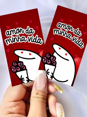 Tag cartão mimo lembrancinha namorados brinde clientes n1