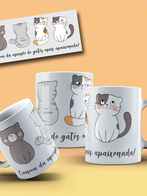 Caneca mãe de gato