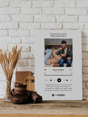 Placa decorativa mdf spotify 05