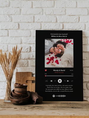 Placa decorativa mdf spotify 06