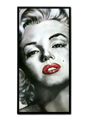 Quadro marilyn monroe batom