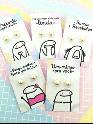 Tag com brinco mimo para cliente