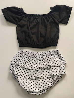 Conjunto de top com calcinha