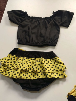 Conjunto de top com calcinha