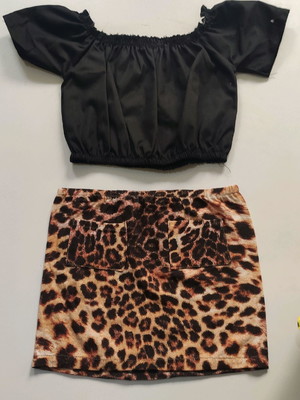Conjunto de top com saia
