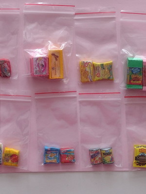 Miniaturas de comidas kit 22