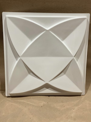 Forma 3d gesso floribela dakar abs 1,5mm molde para gesso