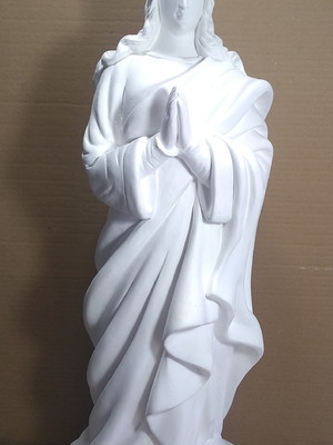 Santa sara imagem santa sara com coroa gesso cru grande 60cm