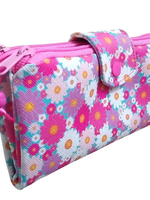 Estojo duplo floral